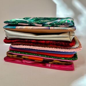 Ipsy Makeup Bag Bundle 12 Cosmetic Pouches Assorted Styles